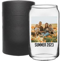 Personalisiertes Foto Gedrucktes Bierdosenglas 16 Unzen, Benutzerdefiniertes Bierglas, Geschenke Für Ihn, Geburtstagsgeschenk, Trauzeugen Geschenk von SpottedDogCompany