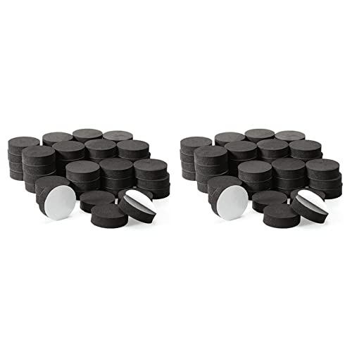 Spourita 96 Stücke Blumentopf Füße Riser Naturkautschuk Blumentopf Matte Unsichtbare Topffüße von Spourita