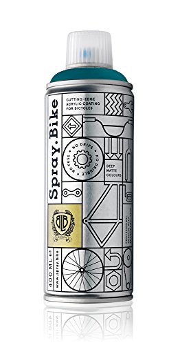 SPRAY.BIKE Fahrrad Lackspray - blaugrün Matt (LONDON- Battersea) in 400 ml Spraydose - KEINE GRUNDIERUNG notwendig - Fahrrad Lack, Sprühlack, Acryllack, Lack Spray SPRAY.BIKE Fahrrad Lackspray - blaugrün Matt (LONDON- Battersea) in 400 ml Spraydose - KEINE GRUNDIERUNG notwendig - Fahrrad Lack, Sprühlack, Acryllack, Lack Spray von SPRAY.BIKE
