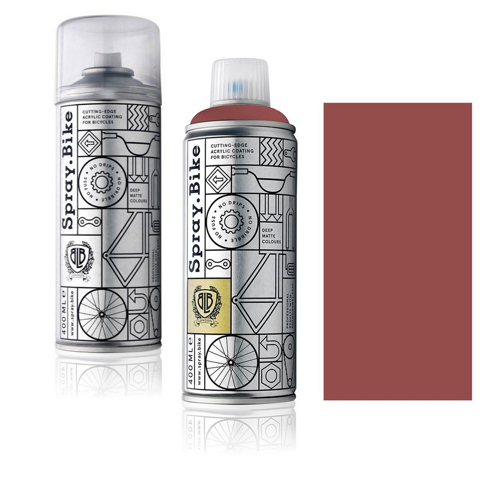 Spray.Bike Sprühflasche Fahrradlack + Klarlack (Set), (2er-Set), UV-resistent, wetterfest von Spray.Bike