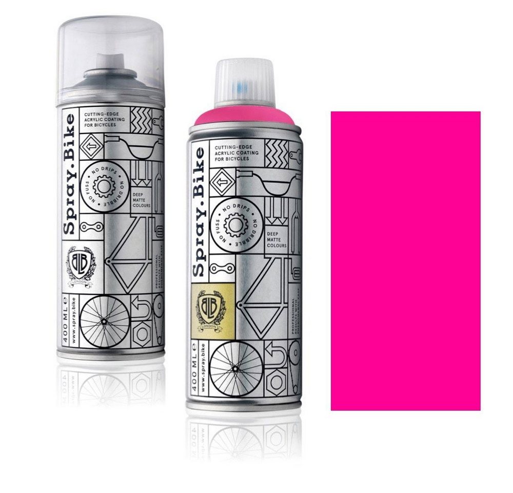 Spray.Bike Sprühflasche Fahrradlack + Klarlack (Set), (2er-Set), UV-resistent, wetterfest von Spray.Bike