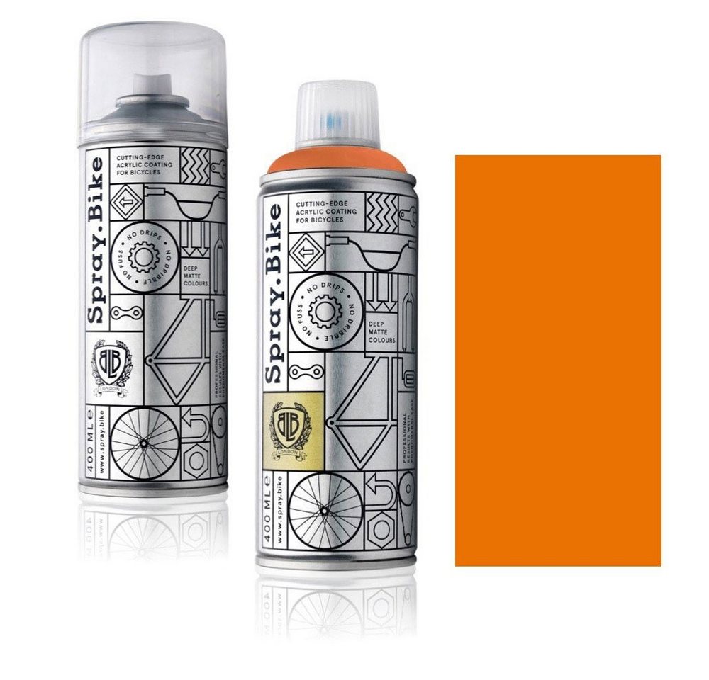 Spray.Bike Sprühflasche Fahrradlack + Klarlack (Set), (2er-Set), UV-resistent, wetterfest von Spray.Bike