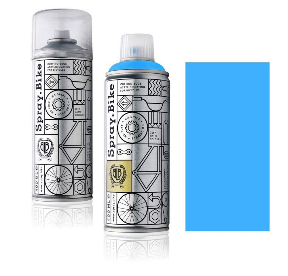 Spray.Bike Sprühflasche Fahrradlack + Klarlack (Set), (2er-Set), UV-resistent, wetterfest von Spray.Bike