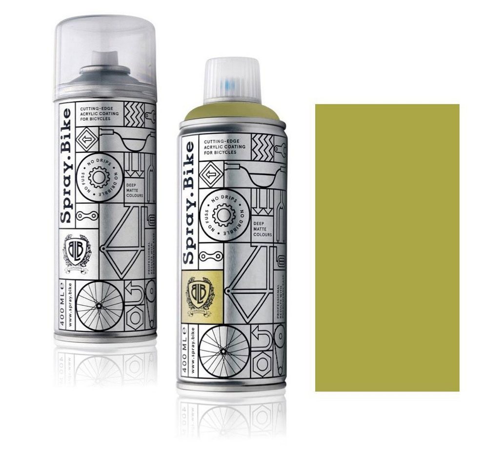Spray.Bike Sprühflasche Fahrradlack + Klarlack (Set), (2er-Set), UV-resistent, wetterfest von Spray.Bike