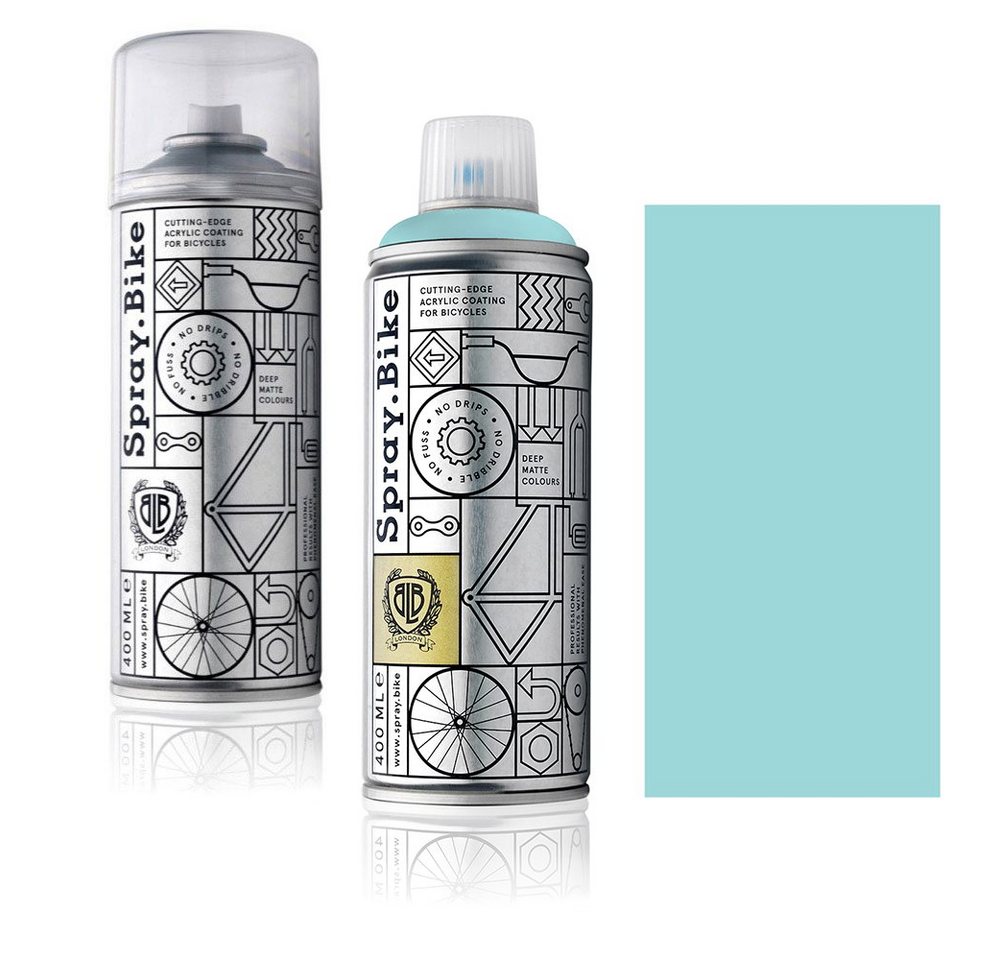 Spray.Bike Sprühflasche Fahrradlack + Klarlack (Set), (2er-Set), UV-resistent, wetterfest von Spray.Bike