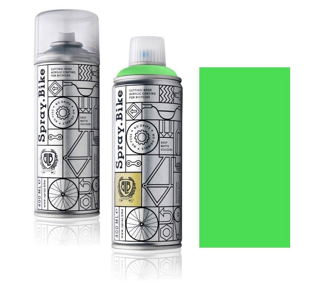 Spray.Bike Sprühflasche Fahrradlack + Klarlack (Set), (2er-Set), UV-resistent, wetterfest von Spray.Bike
