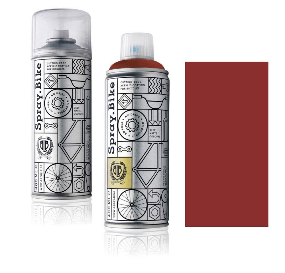 Spray.Bike Sprühflasche Fahrradlack + Klarlack (Set), (2er-Set), UV-resistent, wetterfest von Spray.Bike