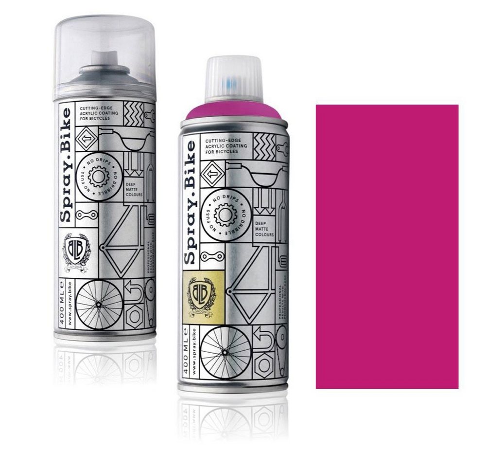 Spray.Bike Sprühflasche Fahrradlack + Klarlack (Set), (2er-Set), UV-resistent, wetterfest von Spray.Bike