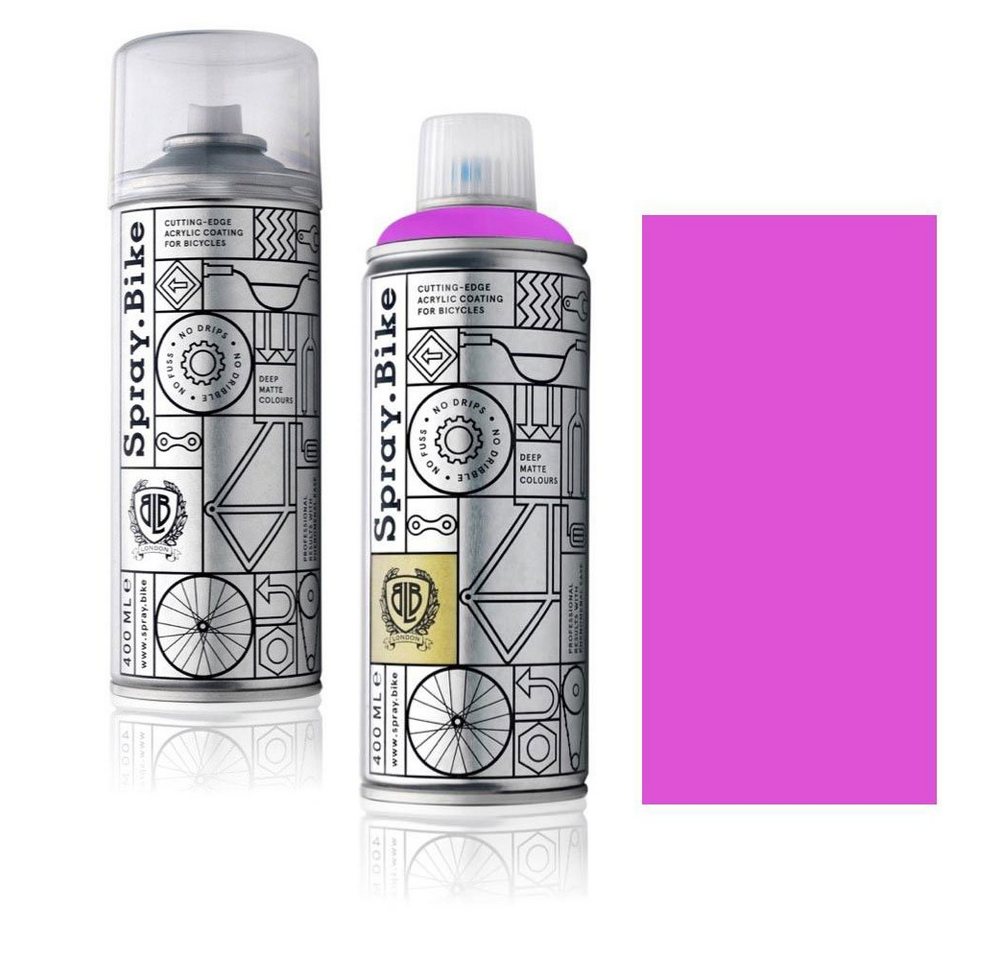 Spray.Bike Sprühflasche Fahrradlack + Klarlack (Set), (2er-Set), UV-resistent, wetterfest von Spray.Bike