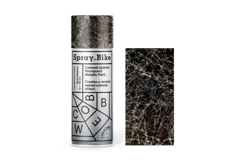 Spray.Bike Sprühflasche SPRAY.BIKE Fahrrad Lackspray Cobweb Splatter - Spinnenweben-Look Spray.Bike Sprühflasche SPRAY.BIKE Fahrrad Lackspray Cobweb Splatter - Spinnenweben-Look von Spray.Bike