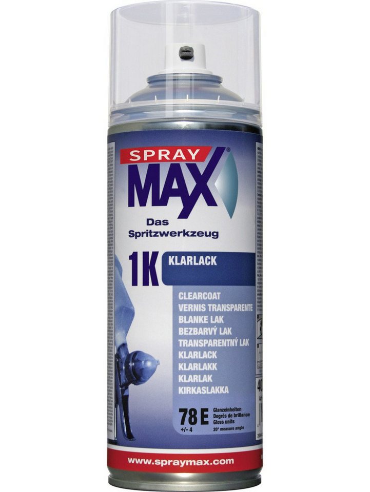 SprayMAX Sprühlack SprayMAX 1K Klarlack glänzend 400ml von SprayMAX