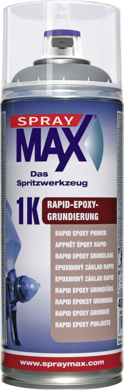 SprayMAX 1K Rapid-Epoxy Grundierung grau 400ml von SprayMAX