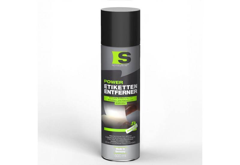 Spraytive 1x 500ml Etikettenentferner – Entfernt Aufkleber & Klebereste schnell Allzweckreiniger (Made in Germany) von Spraytive