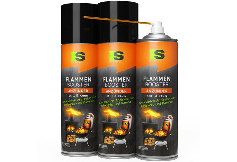 Spraytive Unkrautbrenner 3x 500ml Grillanzünder-Spray Flammenbooster – Bis zu 90 Feuer anzünden Spraytive Unkrautbrenner 3x 500ml Grillanzünder-Spray Flammenbooster – Bis zu 90 Feuer anzünden von Spraytive