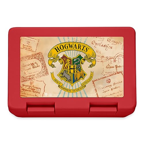 Spreadshirt Harry Potter Hogwarts Logo Poster Lunchbox, One size, Rot von Spreadshirt