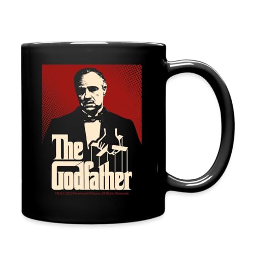 Spreadshirt Der Pate The Godfather Don Corleone Tasse Einfarbig, One size, Schwarz von Spreadshirt