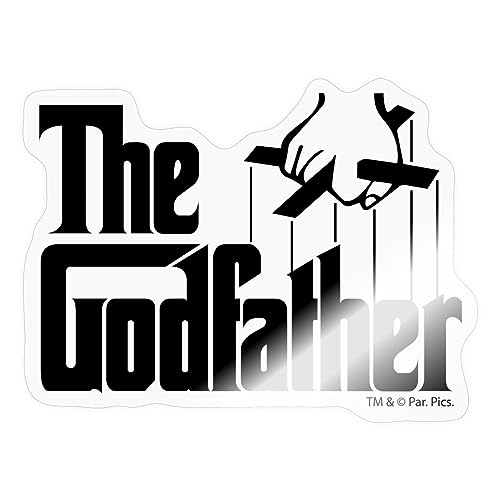 Spreadshirt Der Pate The Godfather Marionette Logo Sticker, 10 x 10 cm, Transparent glänzend von Spreadshirt