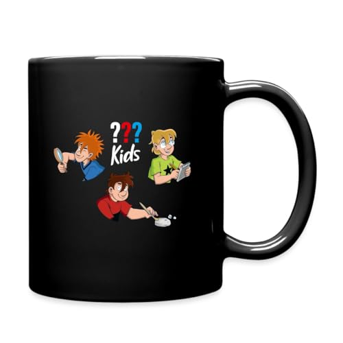 Spreadshirt Die Drei Fragezeichen Kaffeetasse Kids Detektive Kinder Tasse Spürnasen schwarz von Spreadshirt