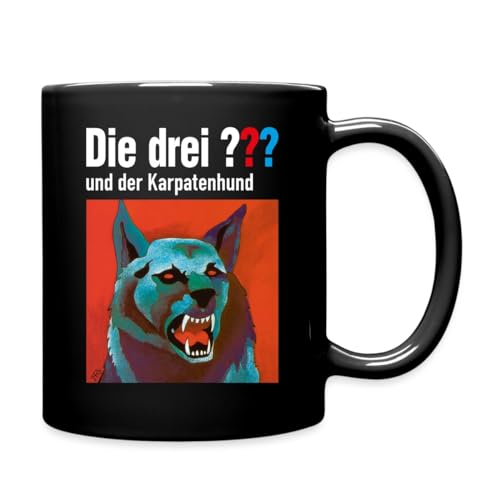 Spreadshirt Die Drei Fragezeichen Und Der Karpatenhund Tasse Einfarbig, One size, Schwarz von Spreadshirt