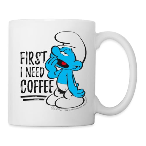 Spreadshirt Die Schlümpfe Fauli Schlumpf Tasse, One size, Weiß Spreadshirt Die Schlümpfe Fauli Schlumpf Tasse, One size, Weiß von Spreadshirt