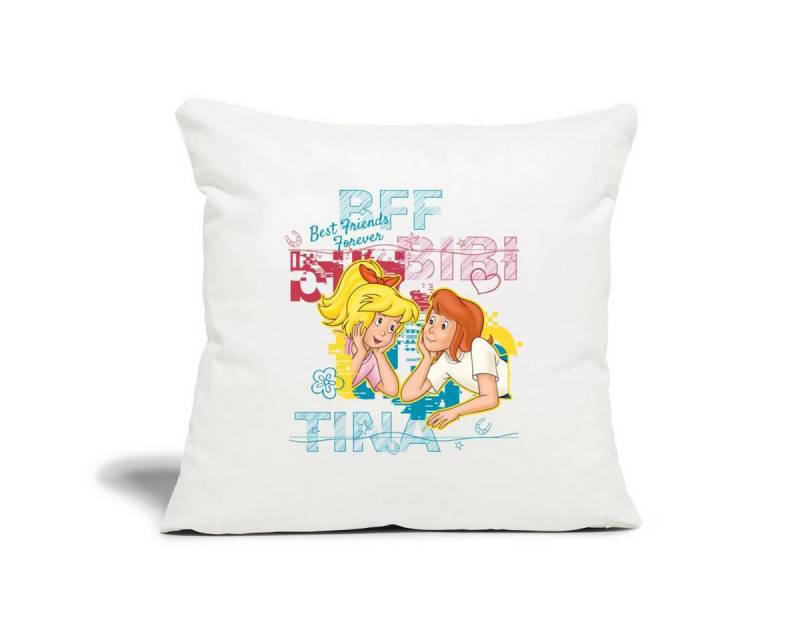 Spreadshirt Kissenbezug Bibi Und Tina Best Friends Forever Kissenbezug 45 x 45 cm von Spreadshirt