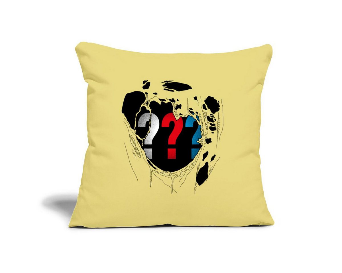 Spreadshirt Kissenbezug Die Drei Fragezeichen Brust Destroyed Look Kissenbezug 45 x 45 cm Spreadshirt Kissenbezug Die Drei Fragezeichen Brust Destroyed Look Kissenbezug 45 x 45 cm von Spreadshirt