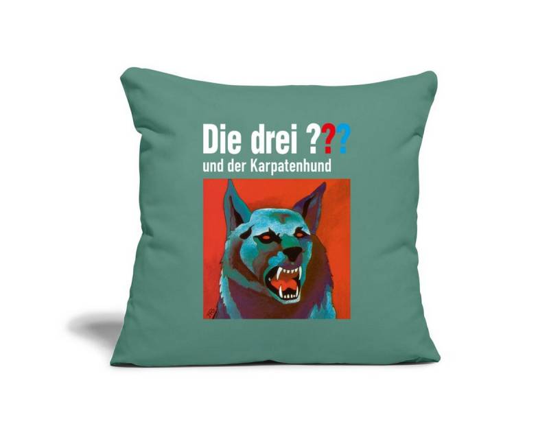 Spreadshirt Kissenbezug Die Drei Fragezeichen Und Der Karpatenhund Kissenbezug 45 x 45 cm von Spreadshirt