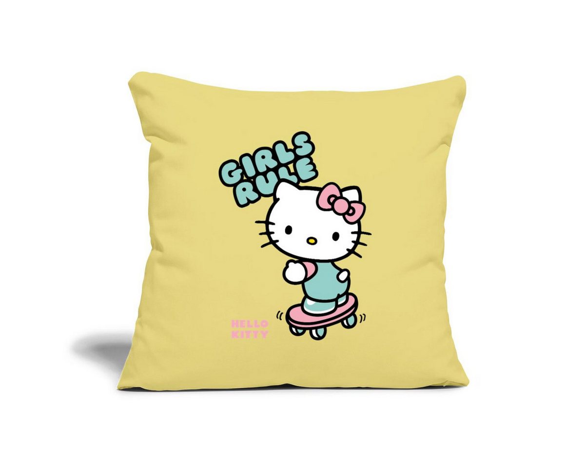 Spreadshirt Kissenbezug Hello Kitty Auf Skateboard Girls Rule Kissenbezug 45 x 45 cm Spreadshirt Kissenbezug Hello Kitty Auf Skateboard Girls Rule Kissenbezug 45 x 45 cm von Spreadshirt