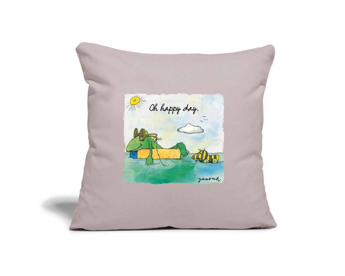 Spreadshirt Kissenbezug Janosch Günter Tigerente Oh Happy Day Am See Kissenbezug 45 x 45 cm Spreadshirt Kissenbezug Janosch Günter Tigerente Oh Happy Day Am See Kissenbezug 45 x 45 cm von Spreadshirt