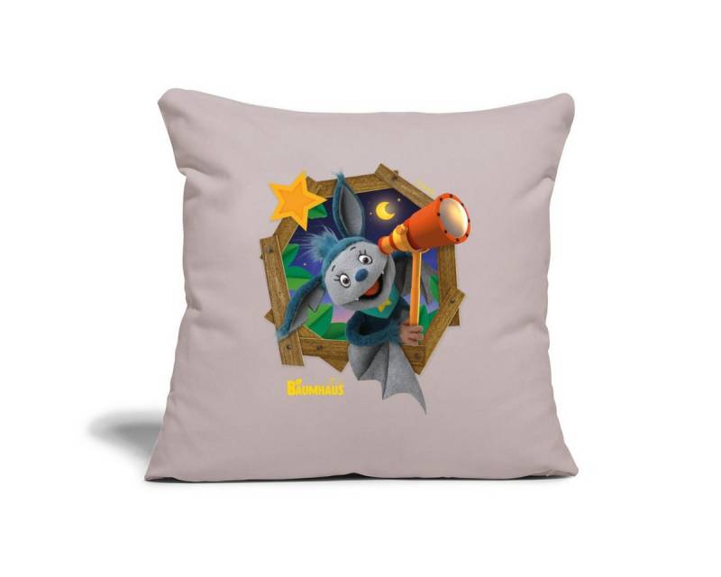 Spreadshirt Kissenbezug KiKA-Baumhaus Mit Fidi Guckt Aus Dem Fenster Kissenbezug 45 x 45 cm von Spreadshirt