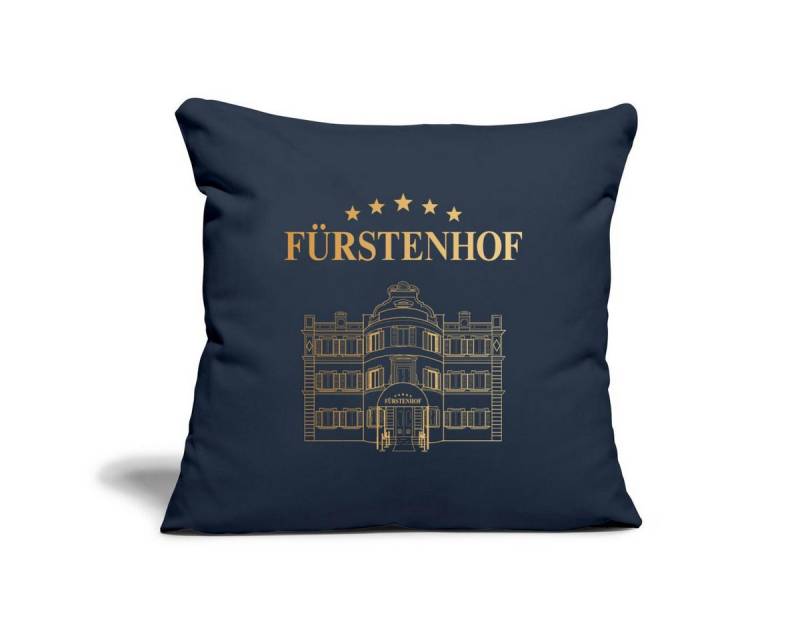 Spreadshirt Kissenbezug Sturm Der Liebe Hotel Fürstenhof Logo Kissenbezug 45 x 45 cm von Spreadshirt