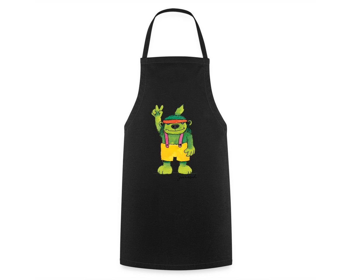 Spreadshirt Kochschürze Janosch Emil der Grünbar Peace Kochschürze, (1-tlg) von Spreadshirt