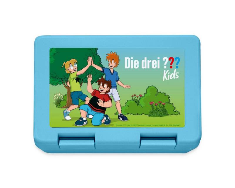 Spreadshirt Lunchbox Die Drei Fragezeichen Kids In Der Natur Brotdose Lunchbox, Plastik, Aluminium von Spreadshirt