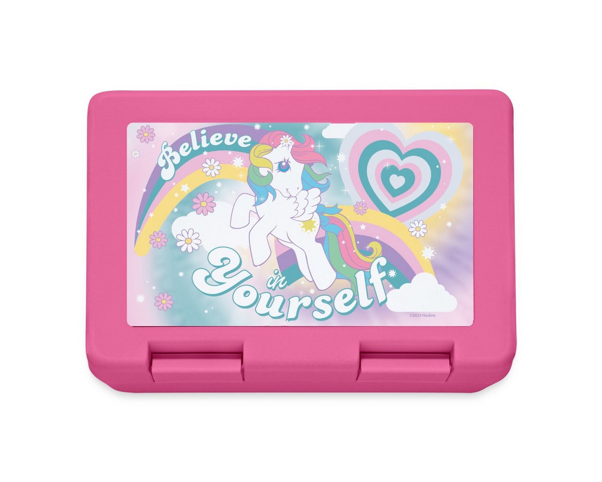 Spreadshirt Lunchbox My Little Pony Retro Believe In Yourself Mit Pony Spruch Brotdose Lunc, Plastik, Aluminium Spreadshirt Lunchbox My Little Pony Retro Believe In Yourself Mit Pony Spruch Brotdose Lunc, Plastik, Aluminium von Spreadshirt
