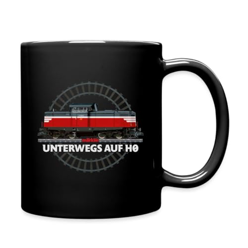 Spreadshirt Märklin Unterwegs Auf H0 Tasse Einfarbig, One size, Schwarz von Spreadshirt