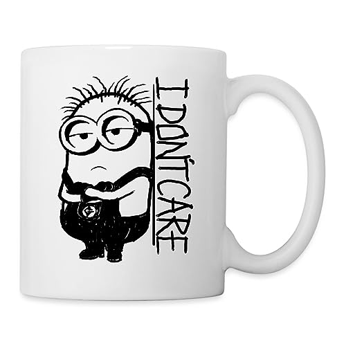 Spreadshirt Minions Phil Mir Egal Tasse, One size, weiß von Spreadshirt