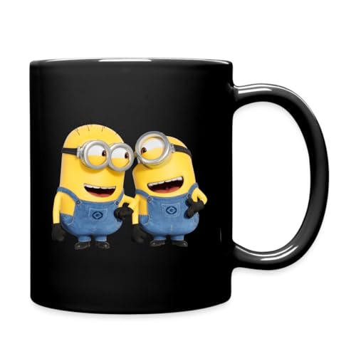 Spreadshirt Minions Phil Und Stuart Lustig Tasse Einfarbig, One size, Schwarz von Spreadshirt