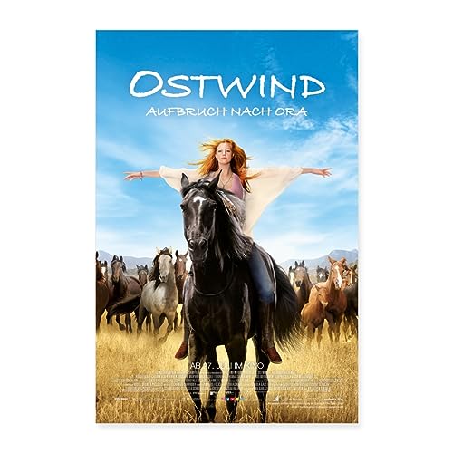 Spreadshirt Ostwind Aufbruch nach Ora Filmplakat Poster 60x90 cm, One size, weiß von Spreadshirt