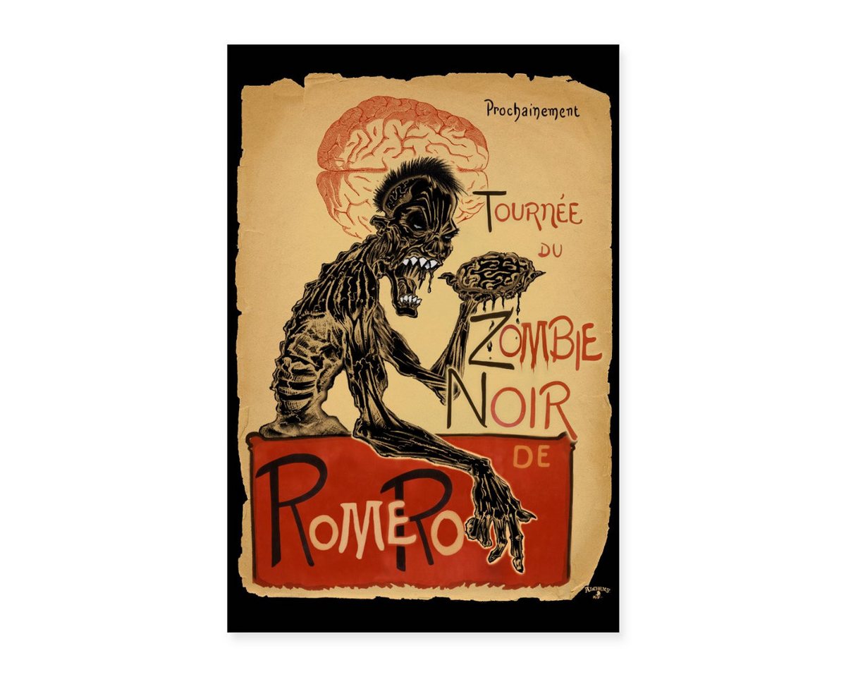 Spreadshirt Poster Alchemy England Le Zombie Noir Poster 40x60 cm Spreadshirt Poster Alchemy England Le Zombie Noir Poster 40x60 cm von Spreadshirt