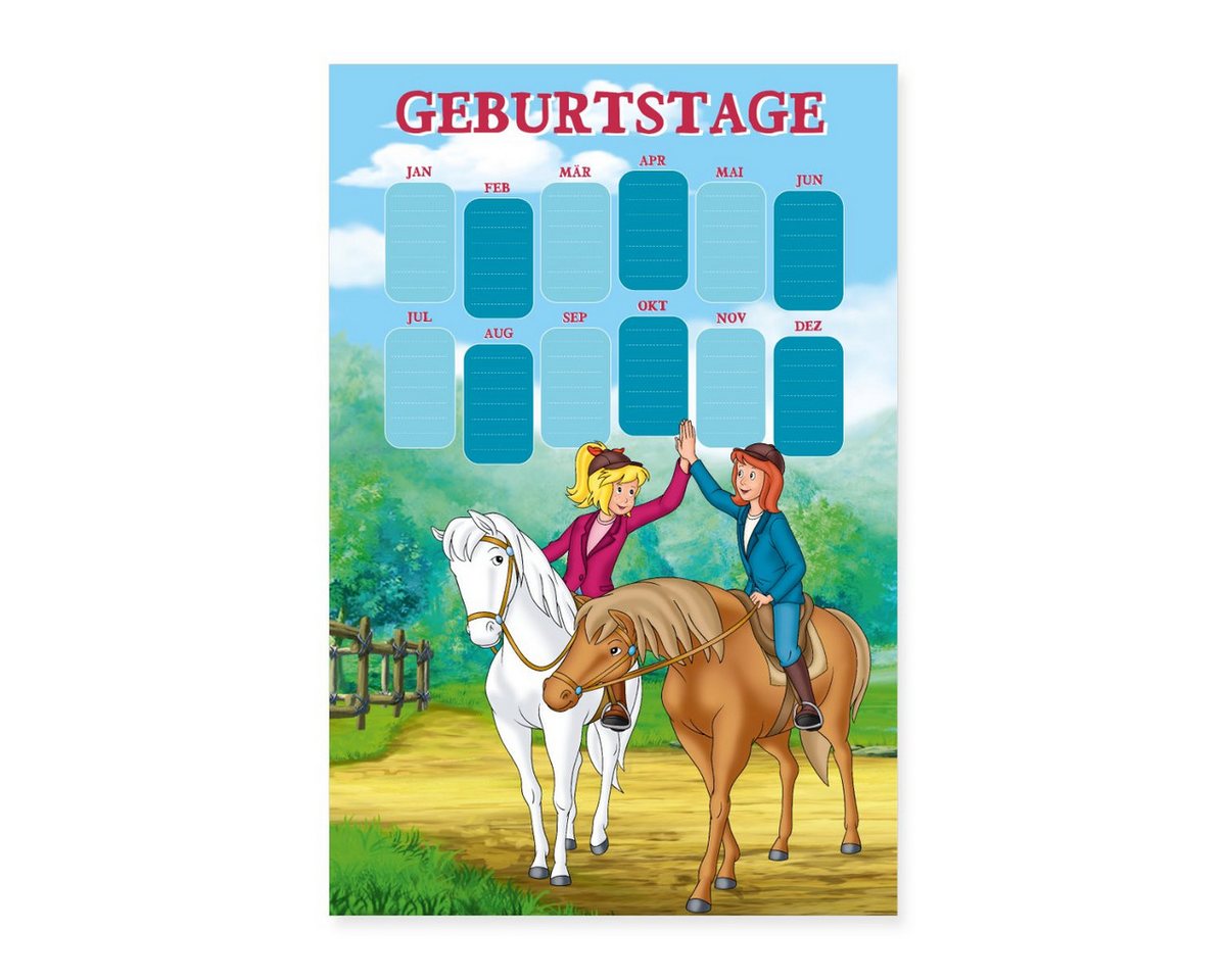 Spreadshirt Poster Bibi und Tina Freundschaft Geburtstagskalender Poster 40x60 cm Spreadshirt Poster Bibi und Tina Freundschaft Geburtstagskalender Poster 40x60 cm von Spreadshirt