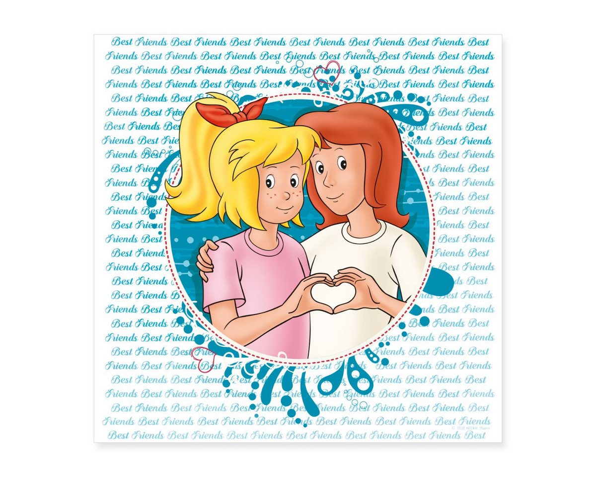 Spreadshirt Poster Bibi und Tina Freundschaft Herzgeste Poster 40x40 cm Spreadshirt Poster Bibi und Tina Freundschaft Herzgeste Poster 40x40 cm von Spreadshirt