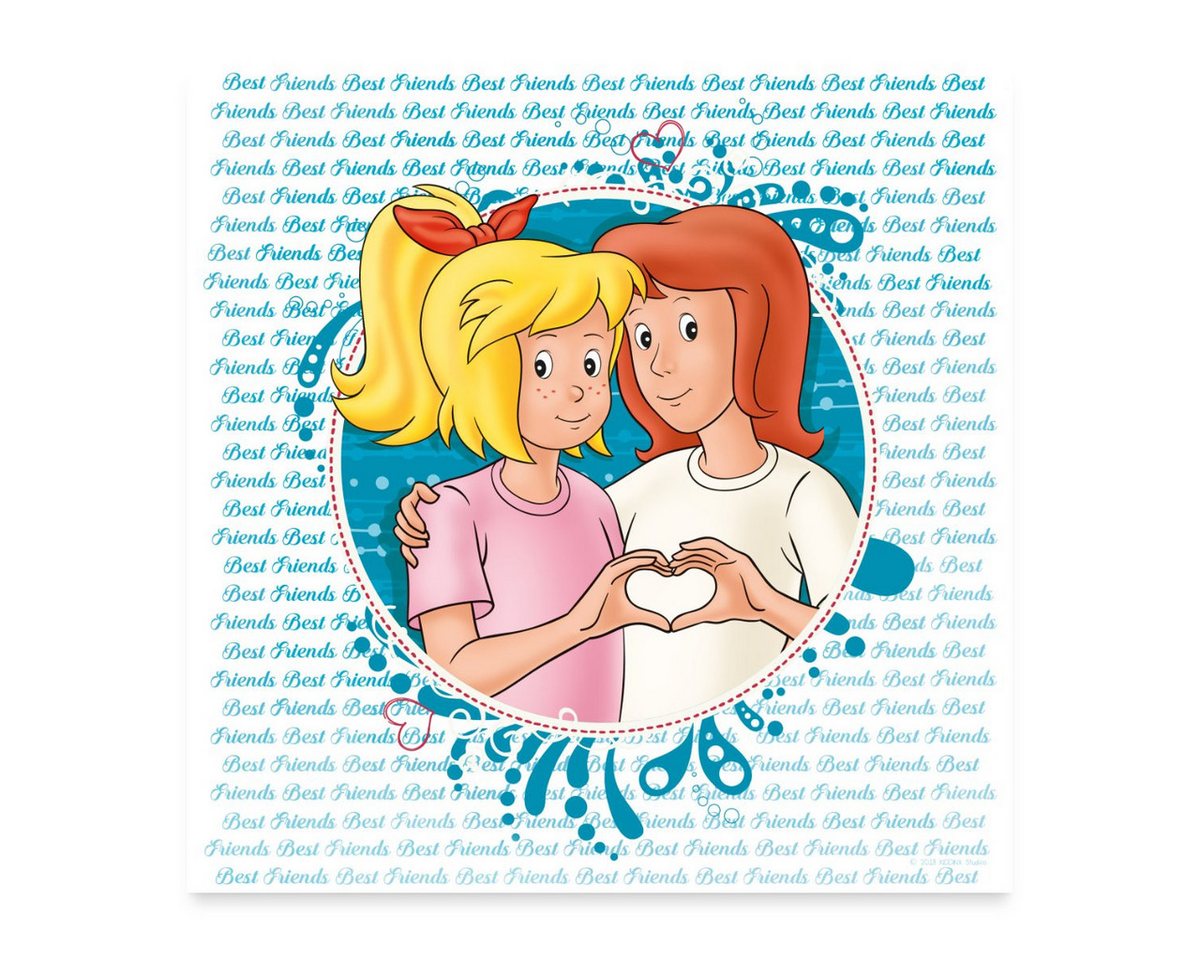 Spreadshirt Poster Bibi und Tina Freundschaft Herzgeste Poster 60x60 cm Spreadshirt Poster Bibi und Tina Freundschaft Herzgeste Poster 60x60 cm von Spreadshirt