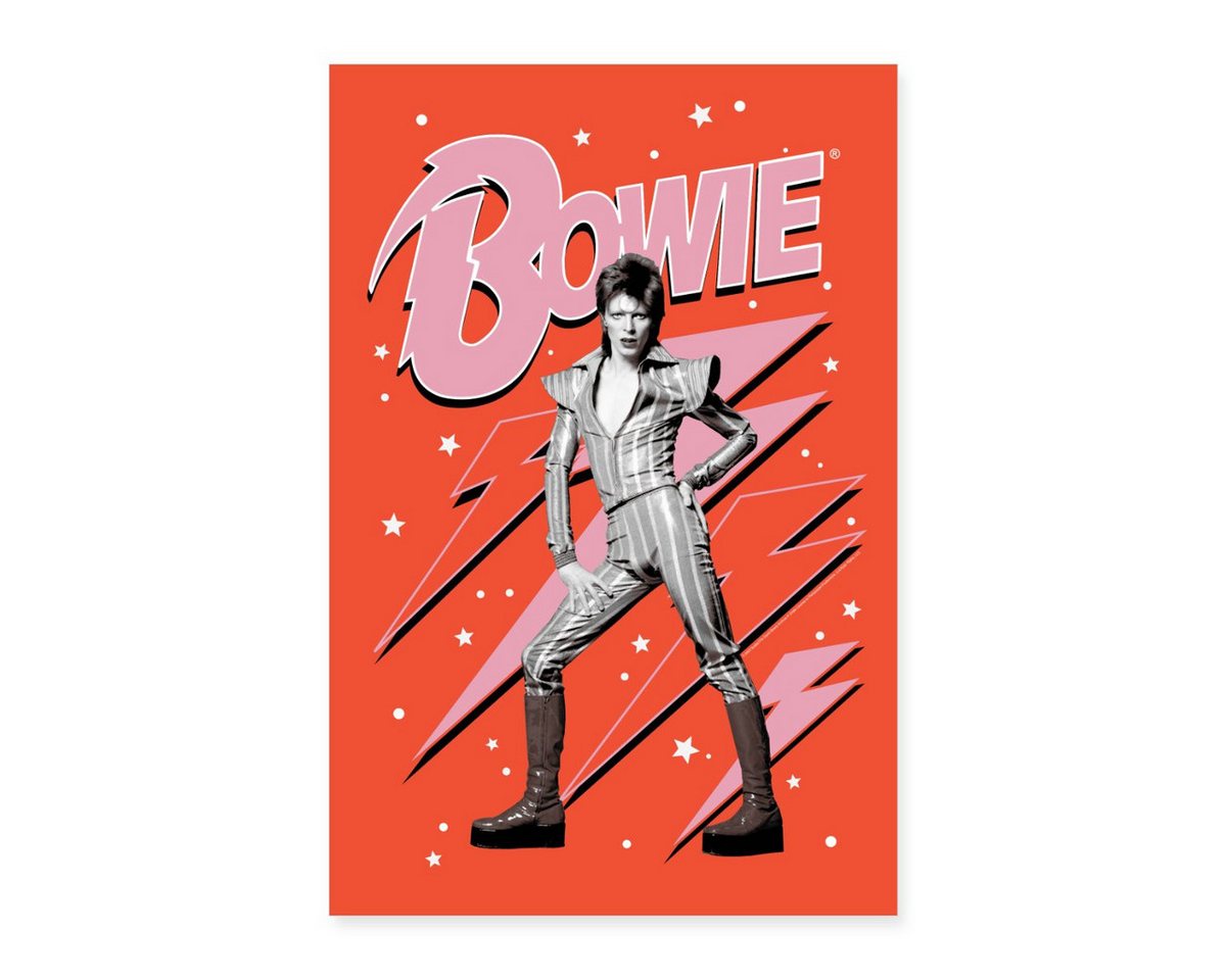 Spreadshirt Poster David Bowie Poster Mit Schriftzug Rot Und Rosa Poster 40x60 cm Spreadshirt Poster David Bowie Poster Mit Schriftzug Rot Und Rosa Poster 40x60 cm von Spreadshirt