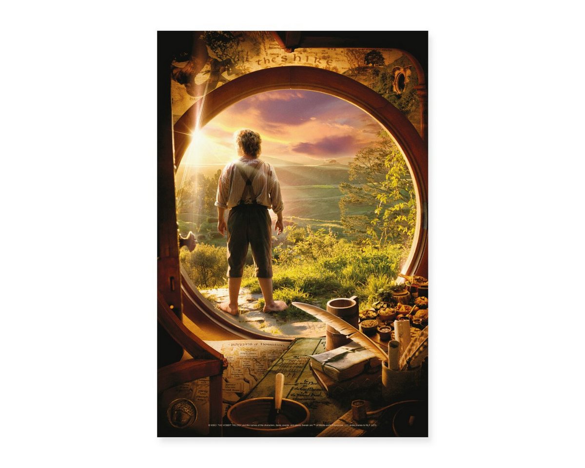 Spreadshirt Poster Der Hobbit Bilbo Beutlin In Beutelsend Poster 60x90 cm von Spreadshirt