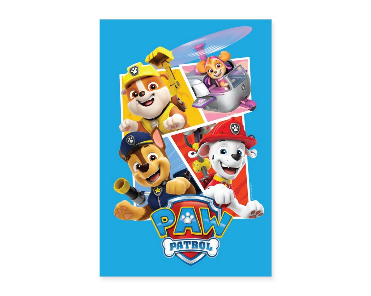 Spreadshirt Poster Paw Patrol Logo Mit Chase Marshall Und Freunden Poster 40x60 cm Spreadshirt Poster Paw Patrol Logo Mit Chase Marshall Und Freunden Poster 40x60 cm von Spreadshirt