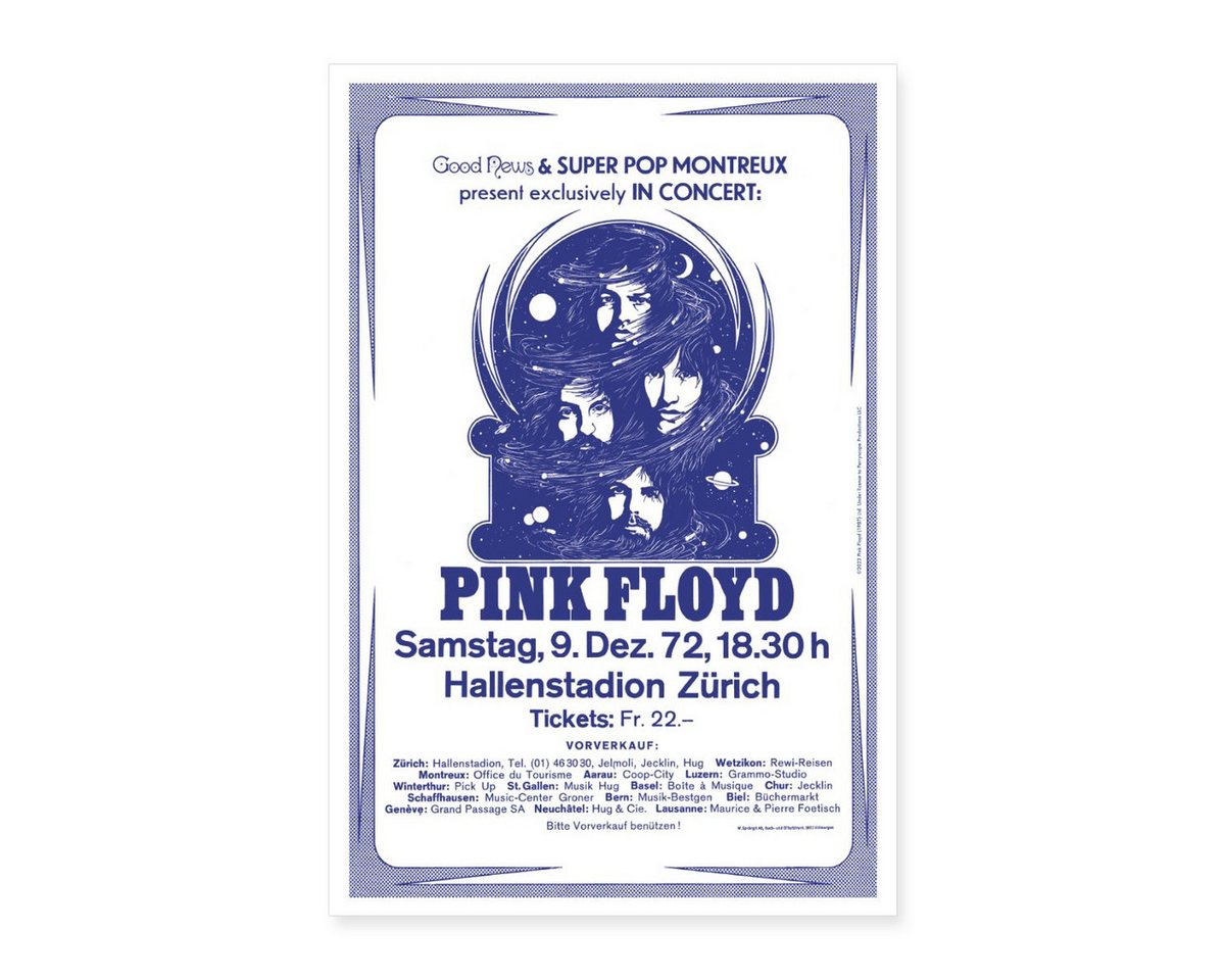 Spreadshirt Poster Pink Floyd Konzert In Zürich Poster 40x60 cm Spreadshirt Poster Pink Floyd Konzert In Zürich Poster 40x60 cm von Spreadshirt