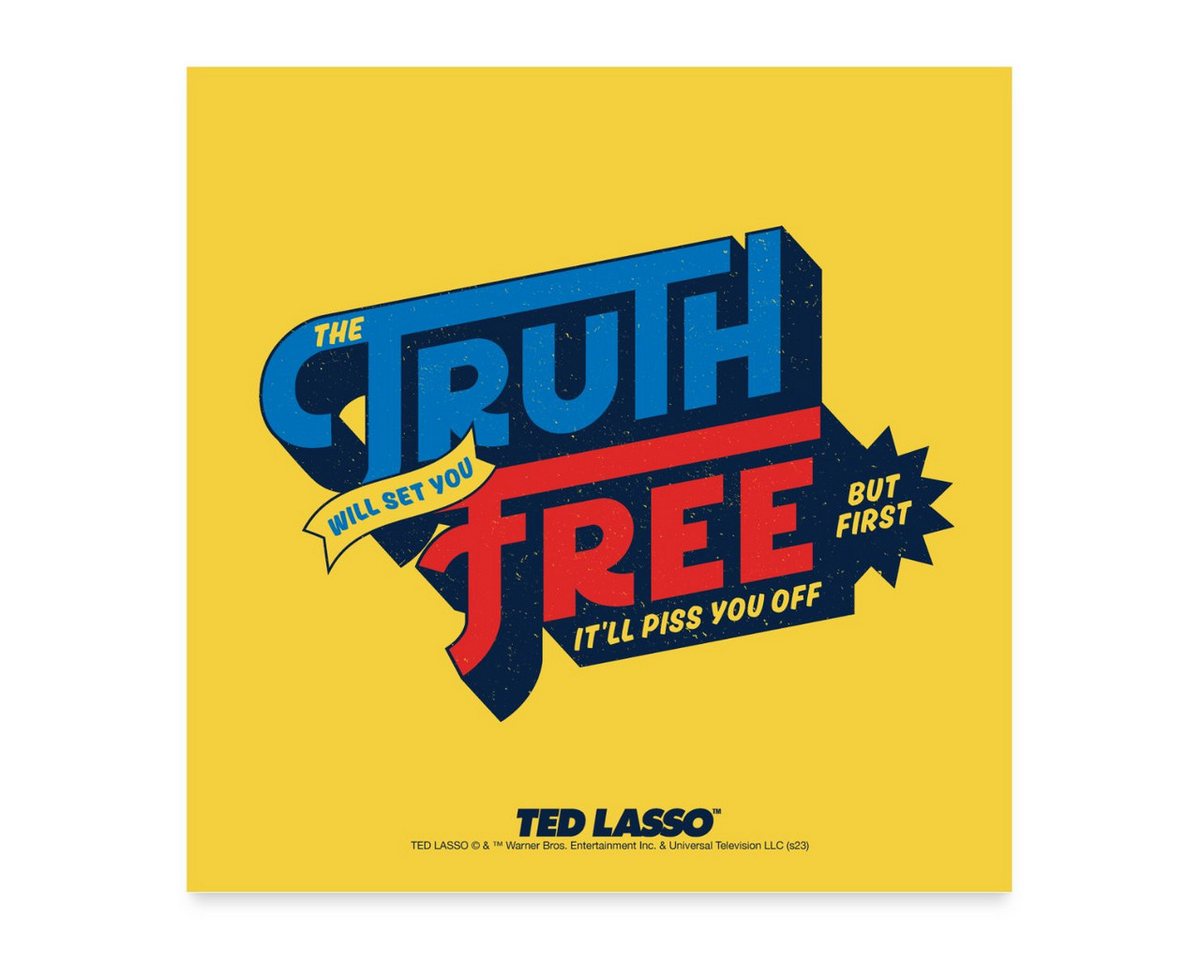 Spreadshirt Poster Ted Lasso Zitat The Truth Will Set You Free Poster 60x60 cm Spreadshirt Poster Ted Lasso Zitat The Truth Will Set You Free Poster 60x60 cm von Spreadshirt