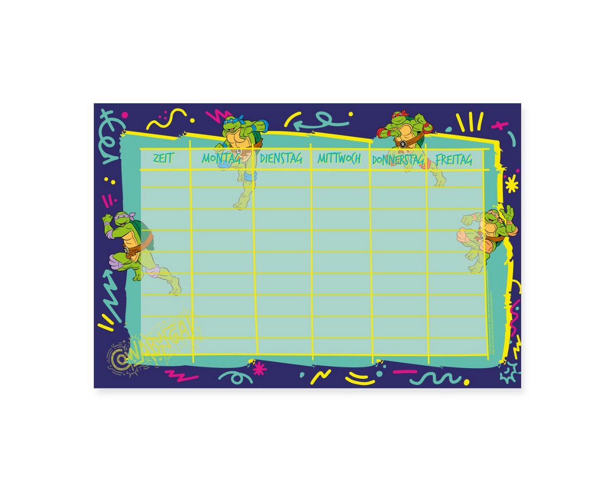 Spreadshirt Poster Teenage Mutant Ninja Turtles Stundenplan Poster 30x20 cm Spreadshirt Poster Teenage Mutant Ninja Turtles Stundenplan Poster 30x20 cm von Spreadshirt