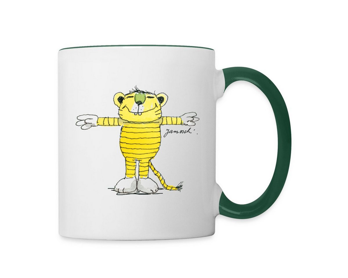 Spreadshirt Tasse Janosch Tiger Pose Tasse Zweifarbig, Keramik Spreadshirt Tasse Janosch Tiger Pose Tasse Zweifarbig, Keramik von Spreadshirt