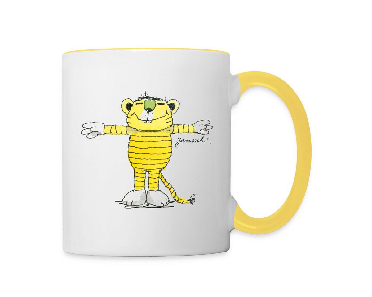 Spreadshirt Tasse Janosch Tiger Pose Tasse Zweifarbig, Keramik Spreadshirt Tasse Janosch Tiger Pose Tasse Zweifarbig, Keramik von Spreadshirt